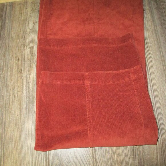 Knox Rose Womens Wide Leg Corduroy Pants Rusty Brown Sz 6 Grunge Hippie Boho - Picture 11 of 11